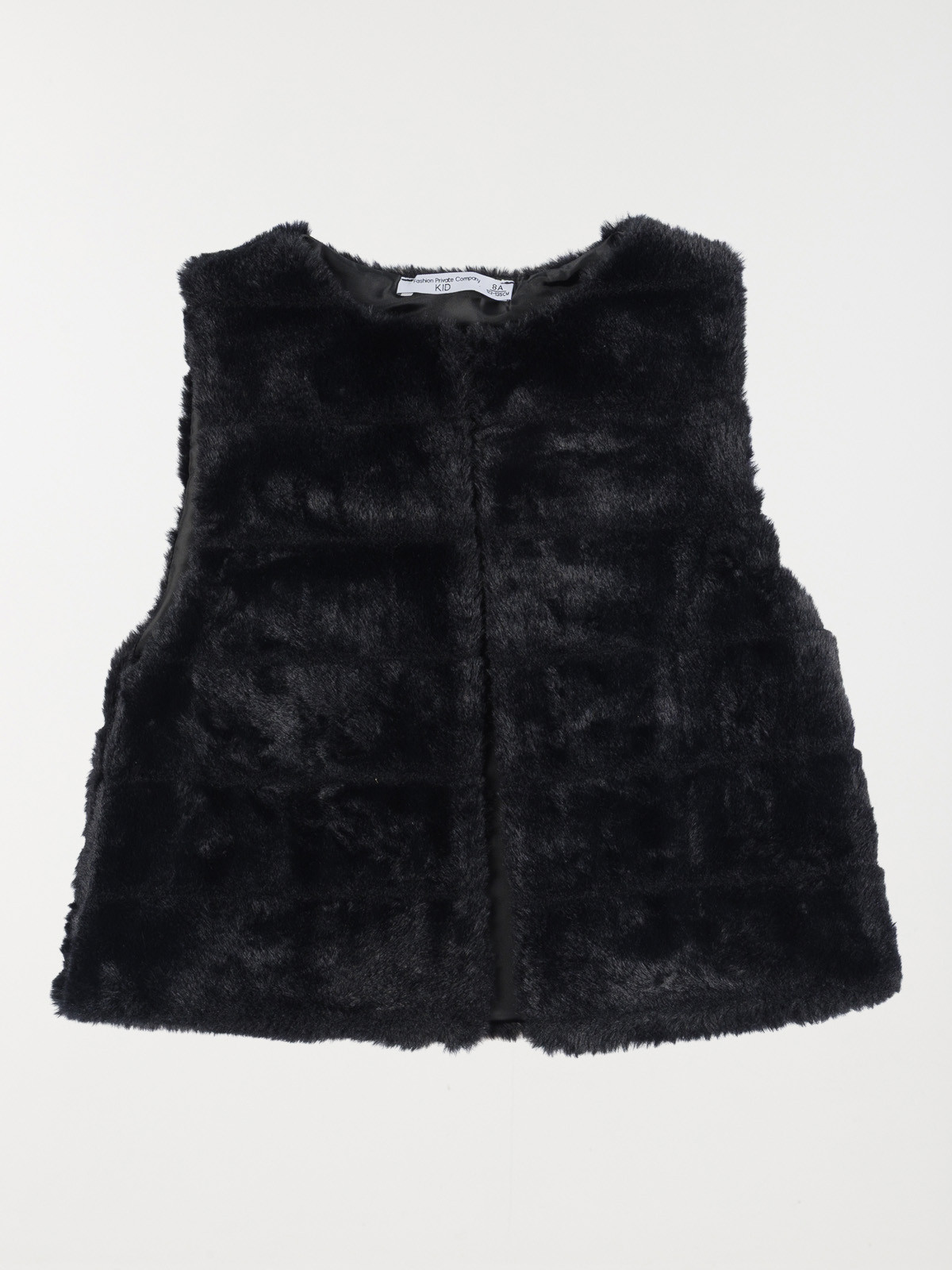 Gilet sans manches noir fille (3-12A)