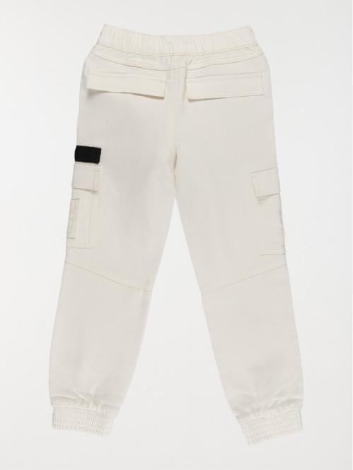 Pantalon cargo écru garçon...