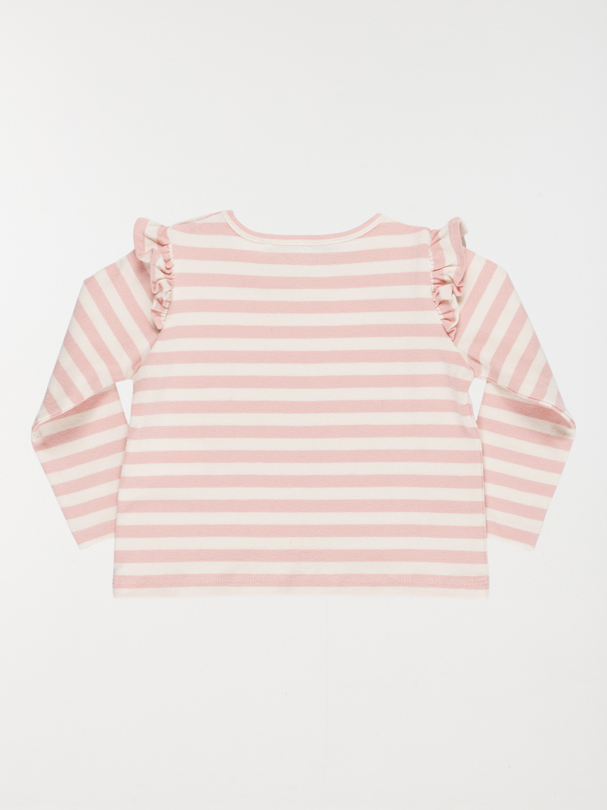 T-shirt fleur forme coeur fille (3-36M) T-shirt fleur forme coeur fille (3-36M)