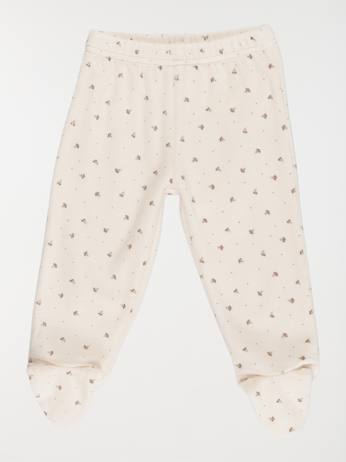 Pyjama fleuri col claudine fille (6-36M)