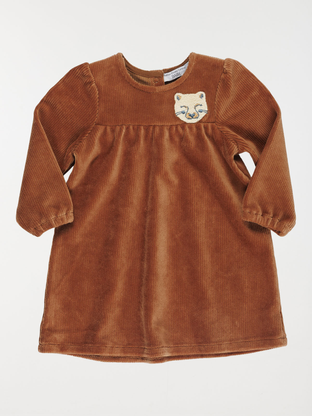 Robe velours chat fille (3-36M)