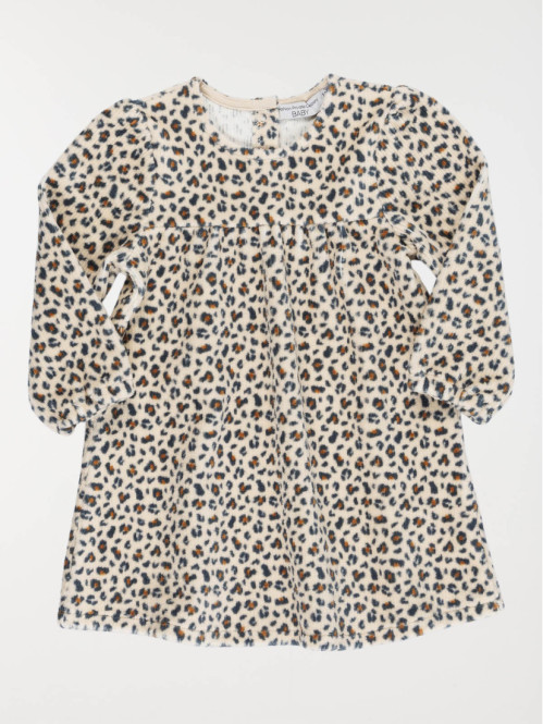 Robe léopard fille (3-36M)