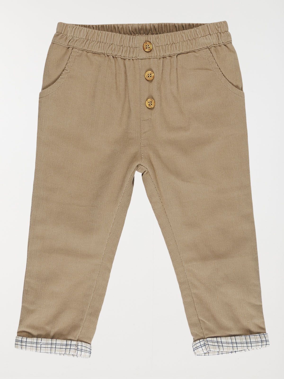 Pantalon taupe foncé garçon (3-36M)