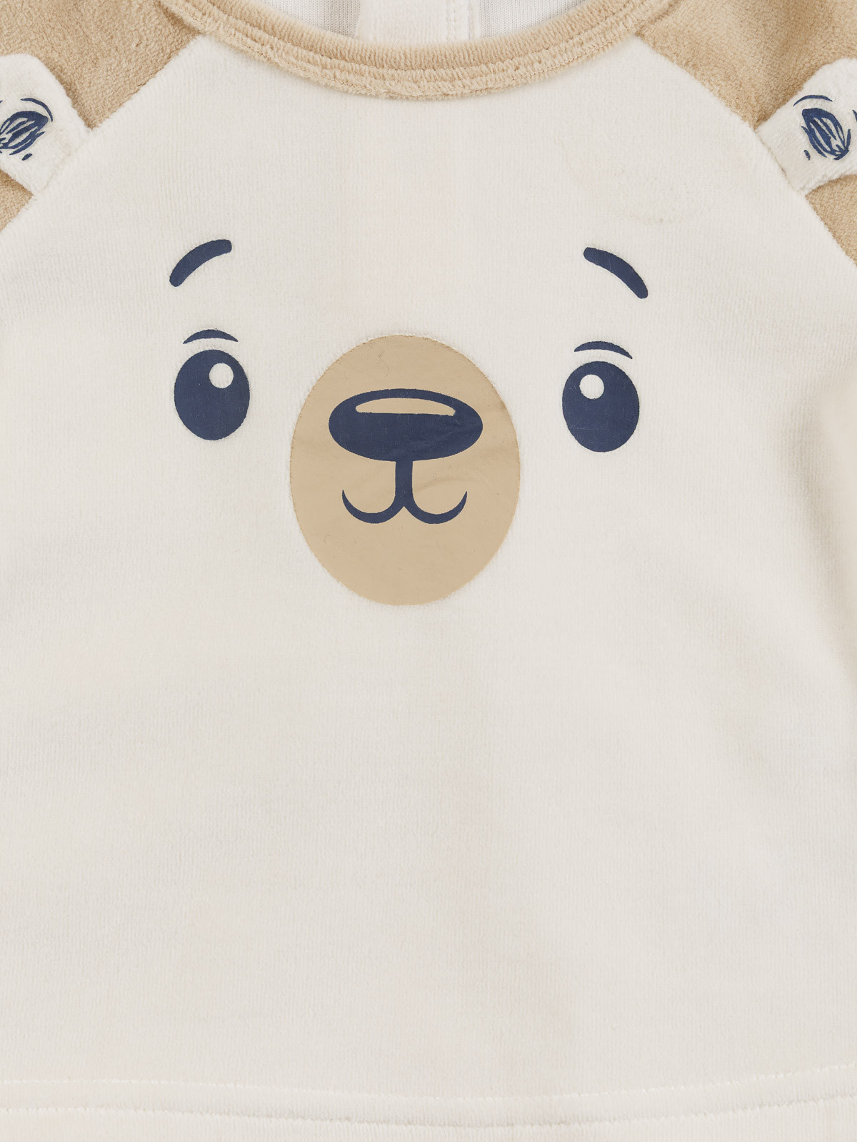 Pyjama en velours ourson garçon (6-36M)