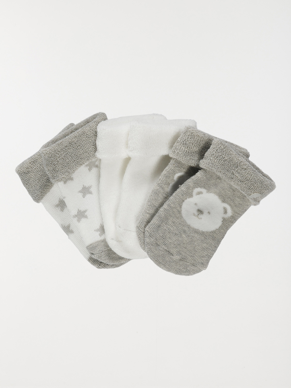 Lot de 3 paires chaussettes bébé