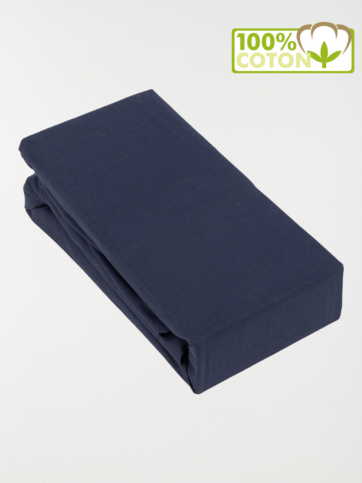 Drap housse 90 x 190 cm navy