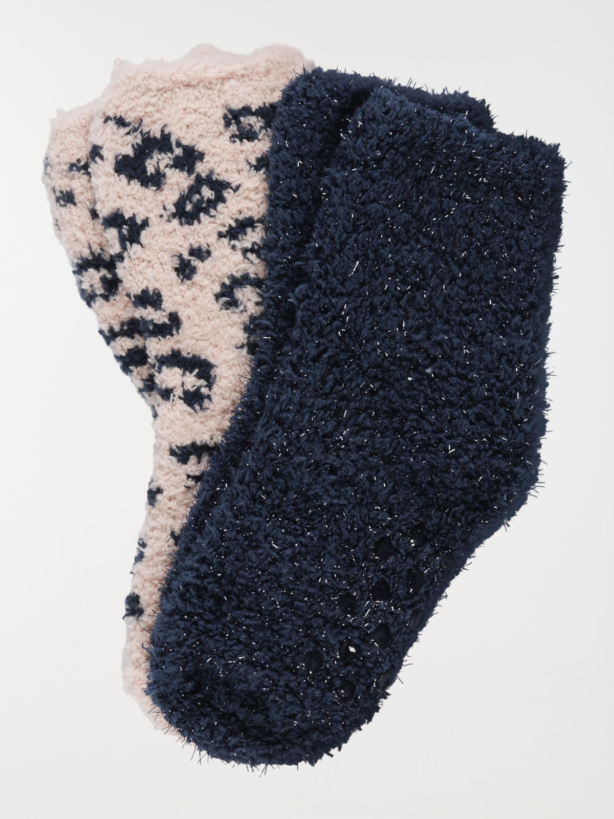 Lot 2 paires chaussettes léopard enfant