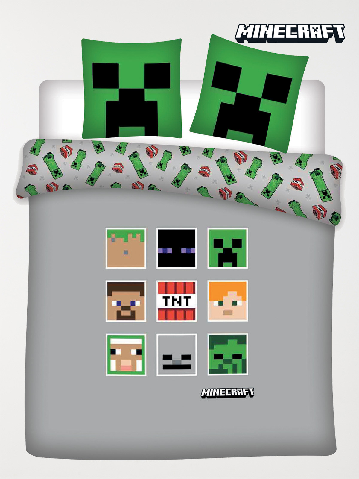 Parure MINECRAFT 2 personnes 240x220 cm