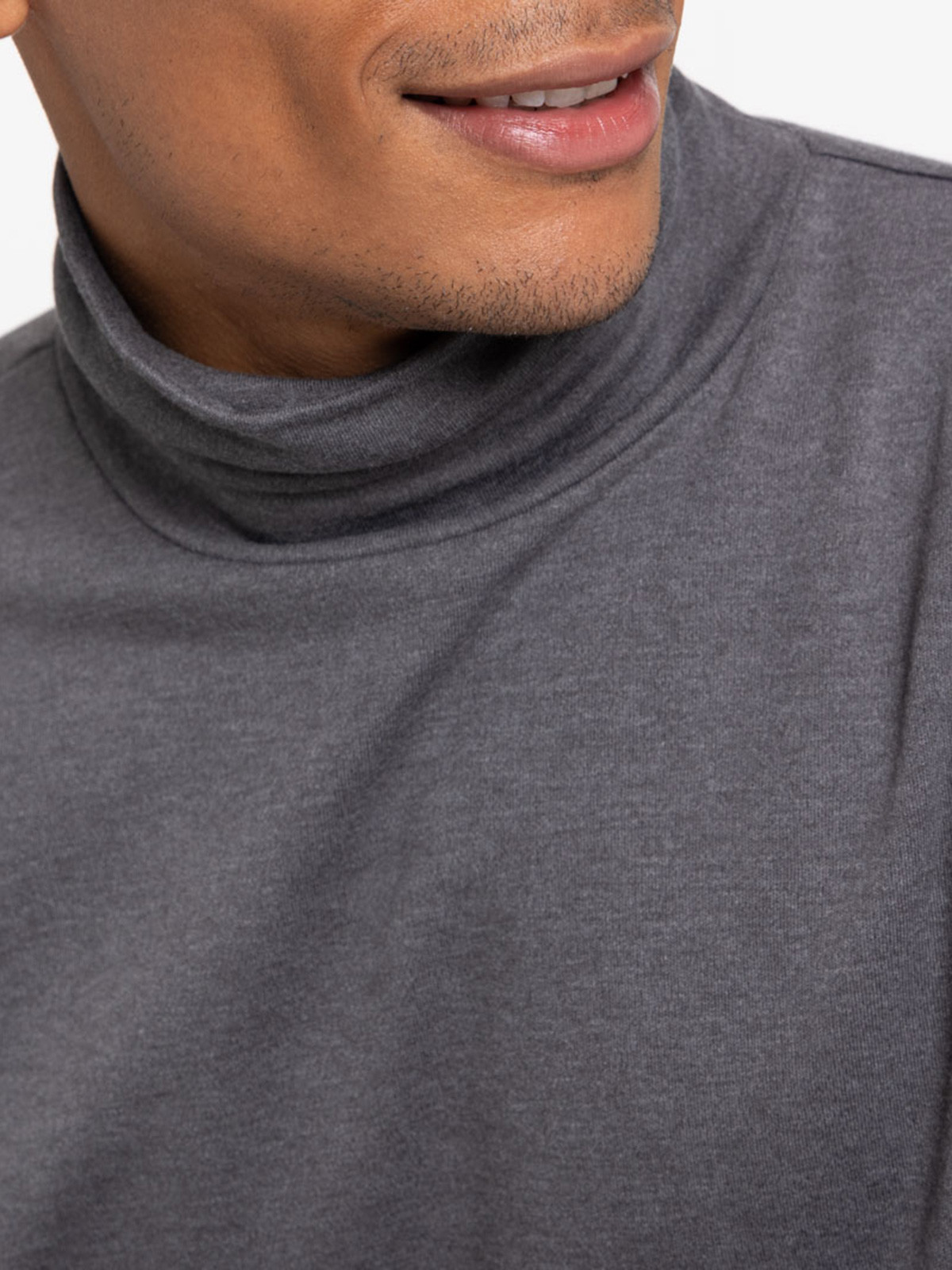 T-shirt col roulé homme