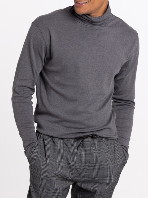T-shirt col roulé homme