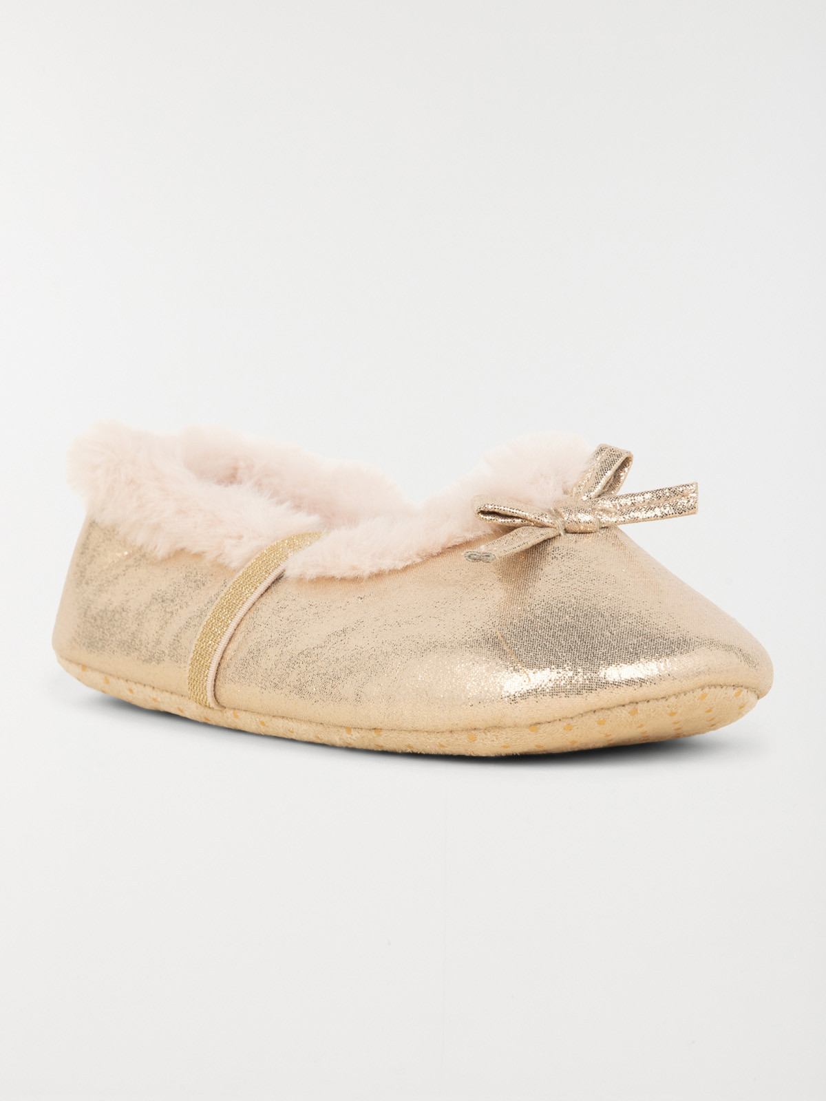 Chausson ballerine dorée fille (24-30) Chausson ballerine dorée fille (24-30)