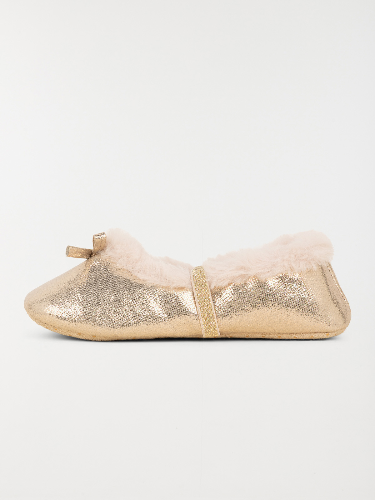 Chausson ballerine dorée fille (24-30) Chausson ballerine dorée fille (24-30)