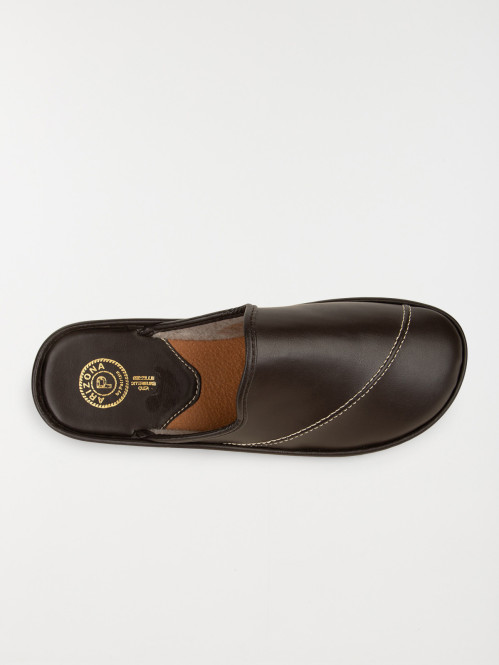 Chausson sabot marron homme...