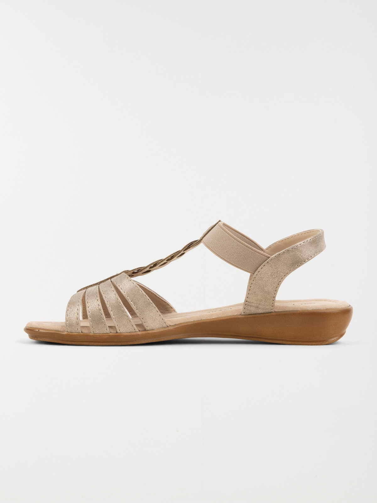 Sandale plates argentées femme (36-41) Sandale plates argentées femme (36-41)