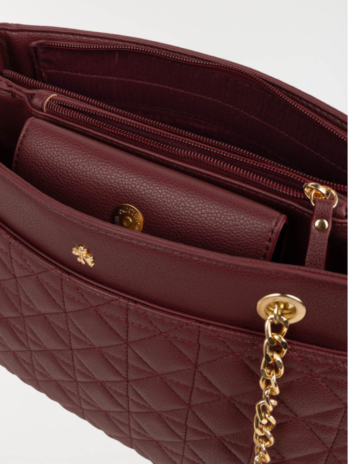 Sac à main anses chaînes dorés femme Sac à main anses chaînes dorés femme