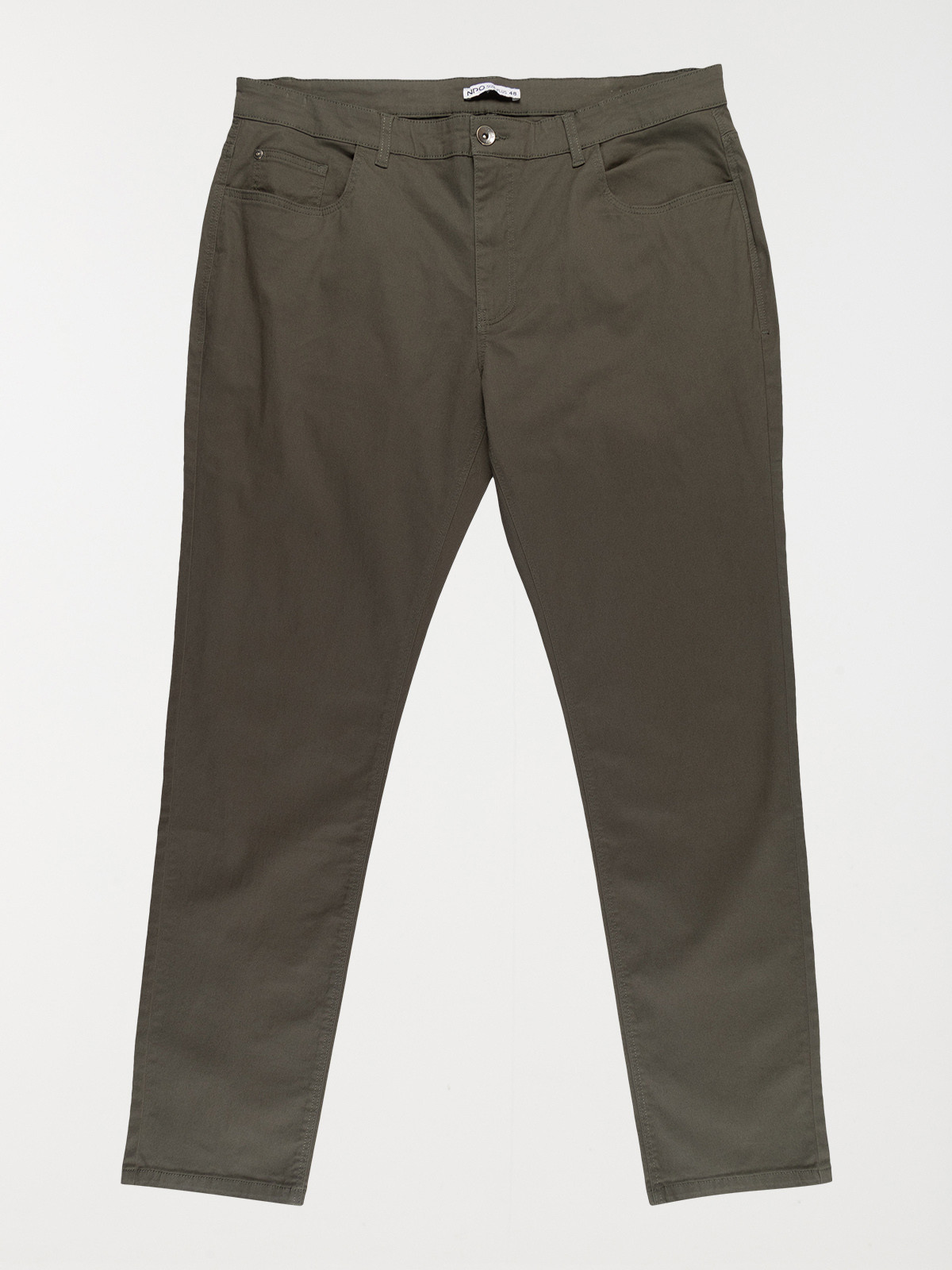 Pantalon grande taille kaki homme