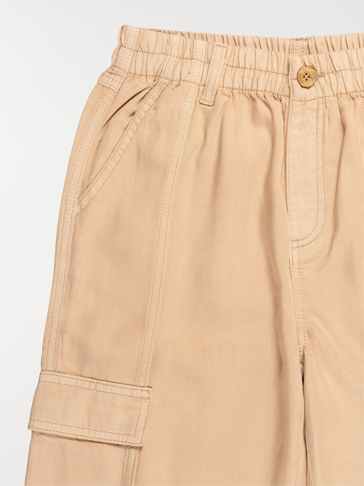 Pantalon cargo large fille (XXS-M)