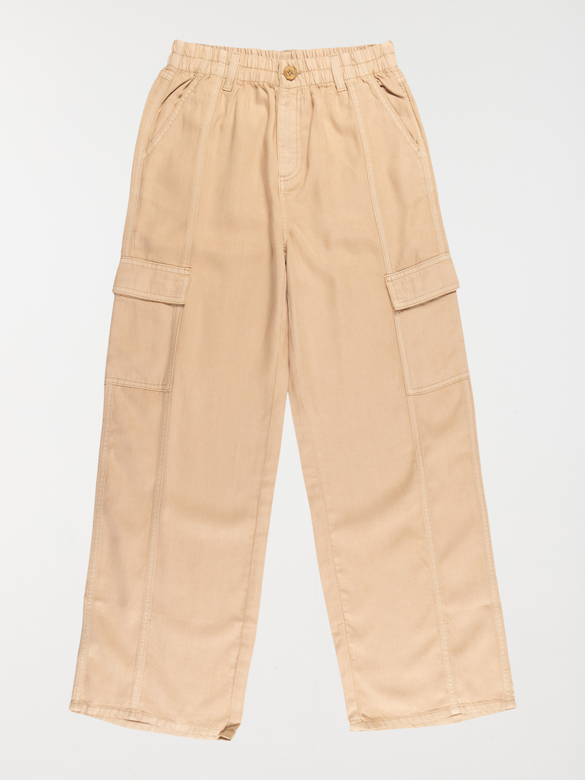 Pantalon cargo large fille (XXS-M)