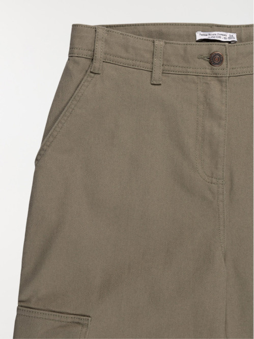 Pantalon cargo vert pin...