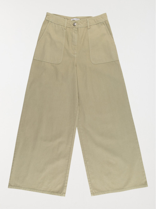 Pantalon wide leg fille...
