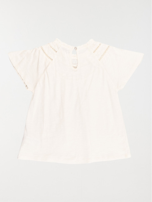 T-shirt broderie anglaise...