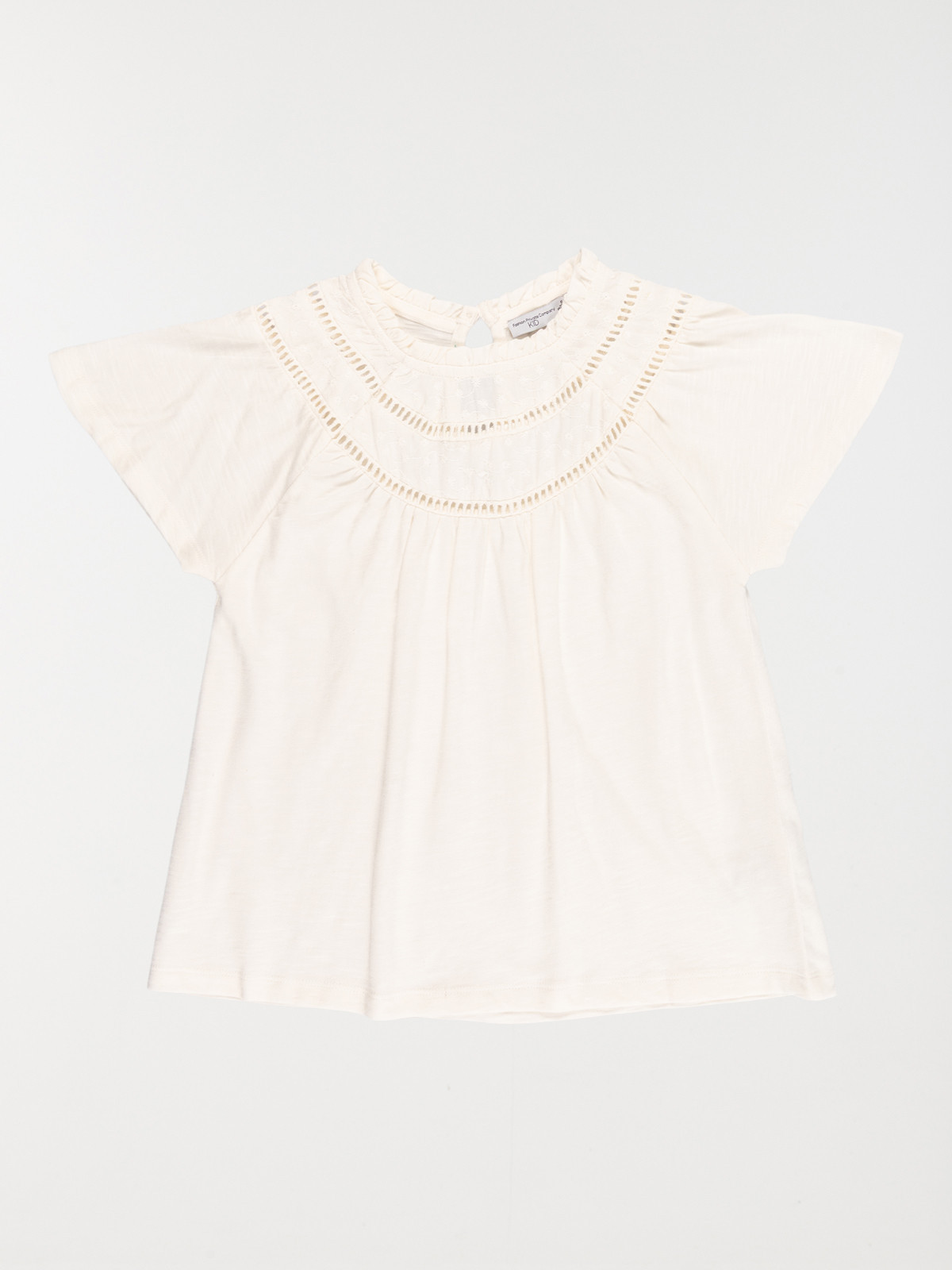 T-shirt broderie anglaise fille (3-12A)