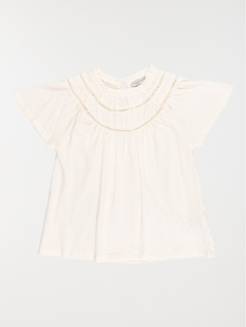 T-shirt broderie anglaise fille (3-12A)
