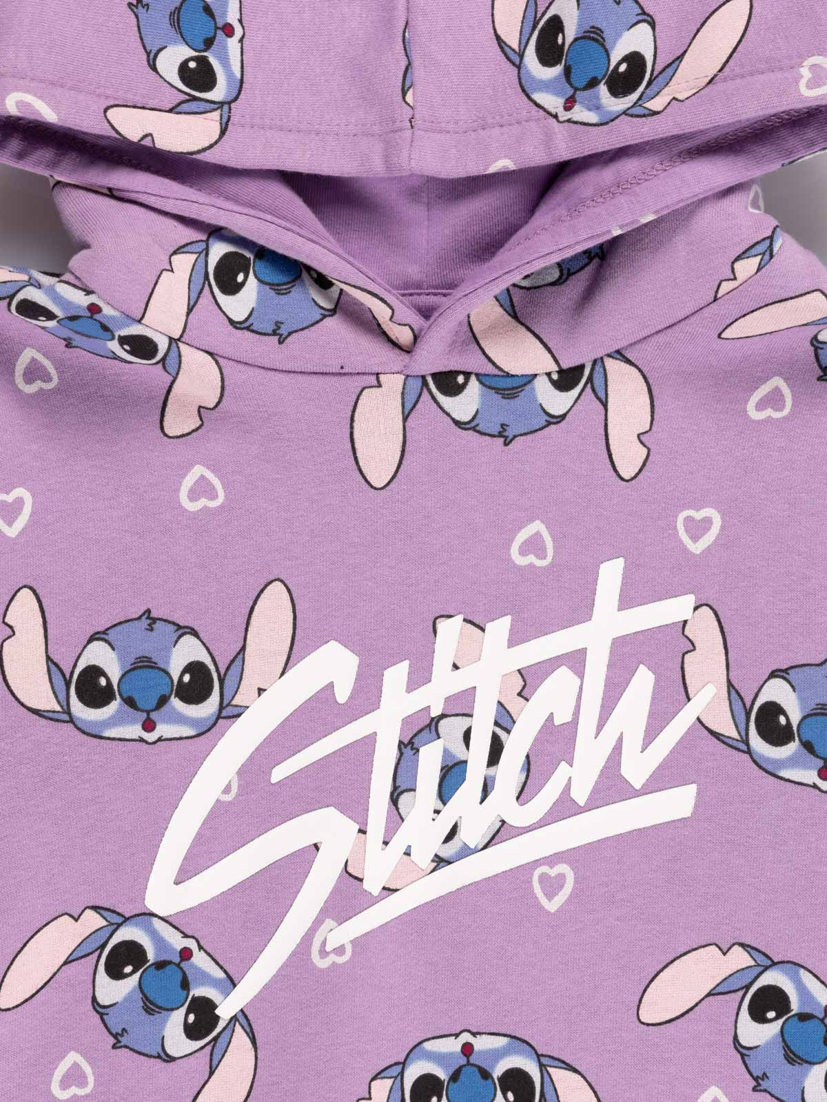 Sweat capuche Stitch fille (4-12A) Sweat capuche Stitch fille (4-12A)