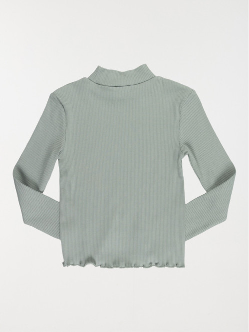 Tee-shirt col montant fille (3-12A)