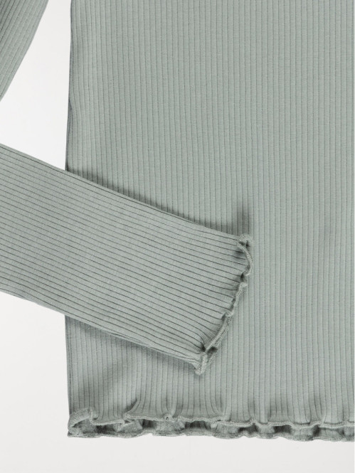 Tee-shirt col montant fille (3-12A)