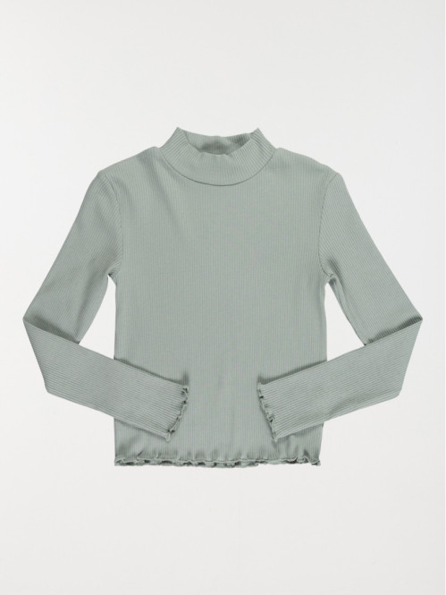 Tee-shirt col montant fille (3-12A)