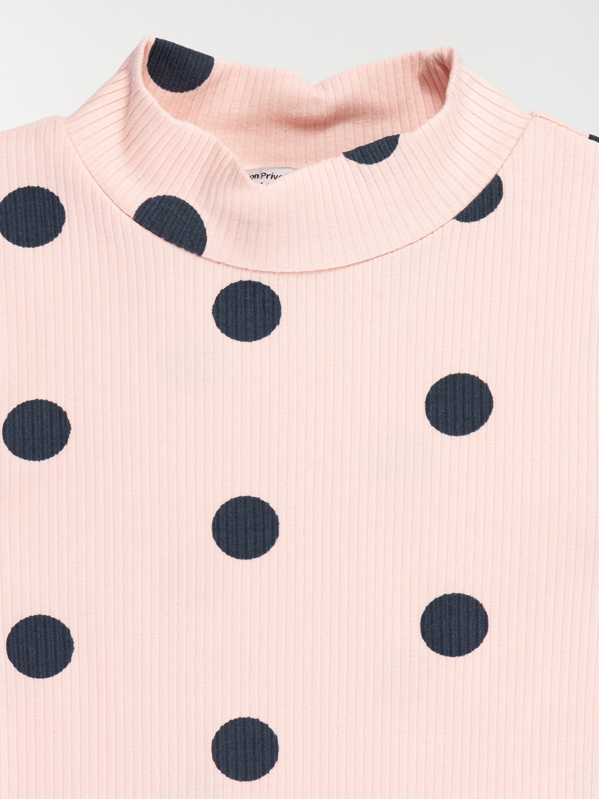 T-shirt col montant pois fille (3-12A) T-shirt col montant pois fille (3-12A)