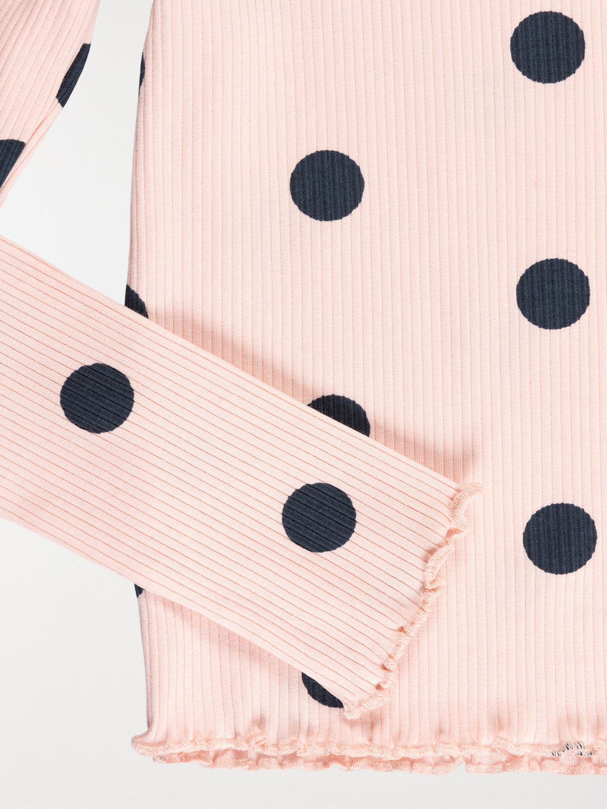 T-shirt col montant pois fille (3-12A) T-shirt col montant pois fille (3-12A)