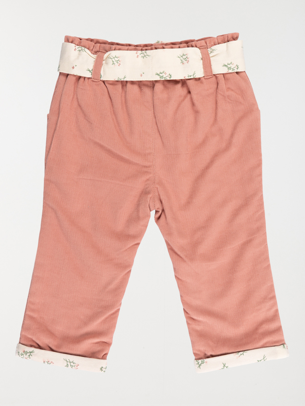 Pantalon rose love fille (3-36M) Pantalon rose love fille (3-36M)