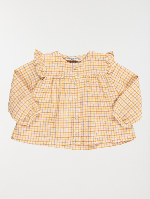 Blouse à carreaux fille...