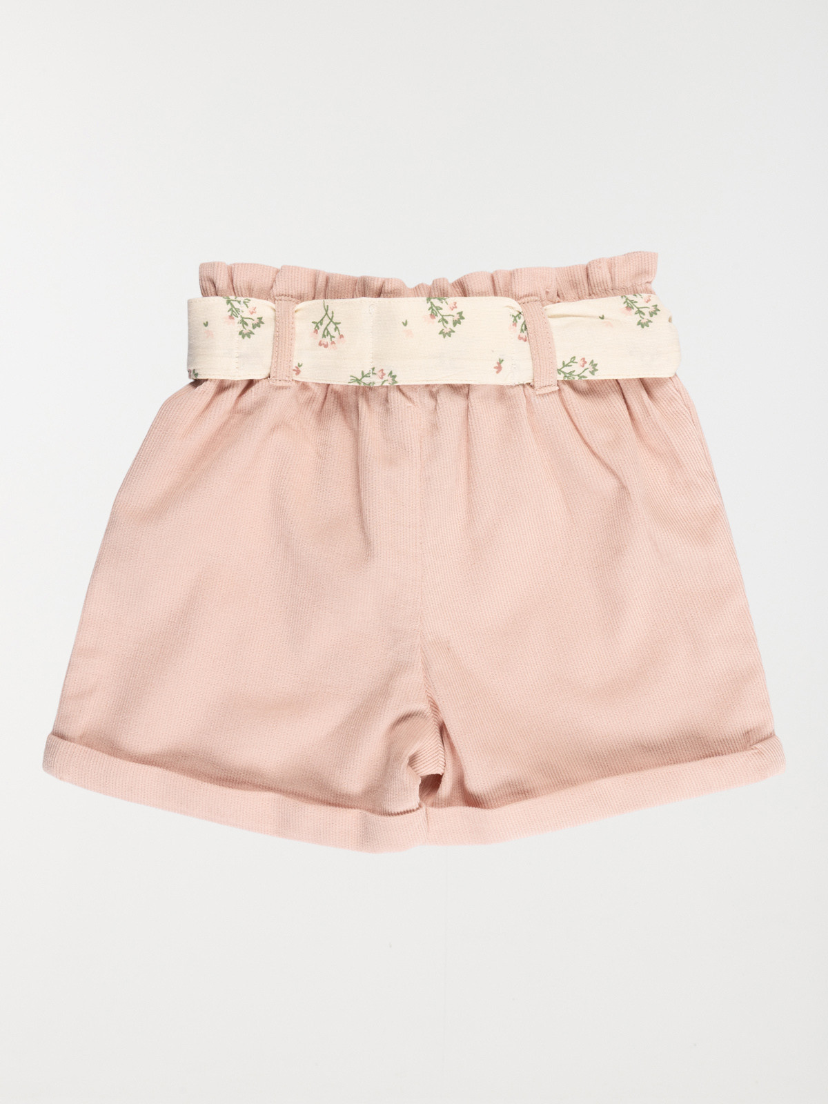 Short velours rose smoke fille (3-36M) Short velours rose smoke fille (3-36M)