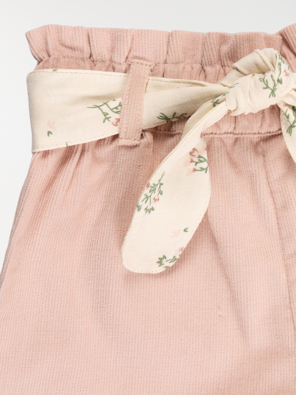 Short velours rose smoke fille (3-36M) Short velours rose smoke fille (3-36M)