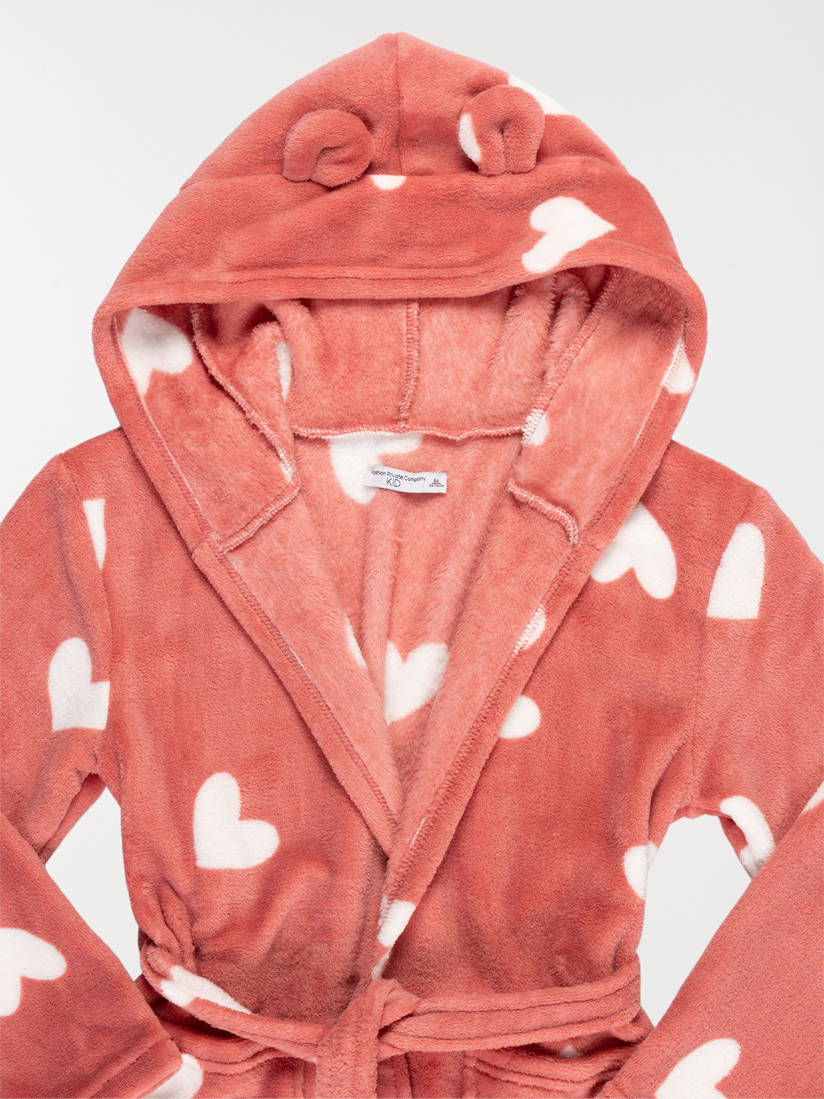 Robe de chambre coeur fille (3-12A) Robe de chambre coeur fille (3-12A)