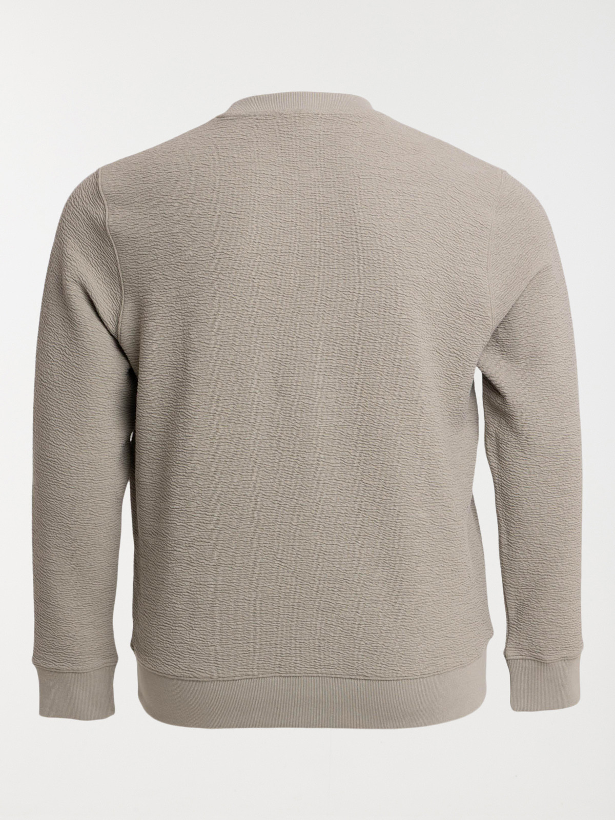 Sweat col rond grande taille homme