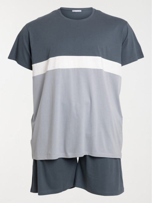 Pyjama court homme grande taille