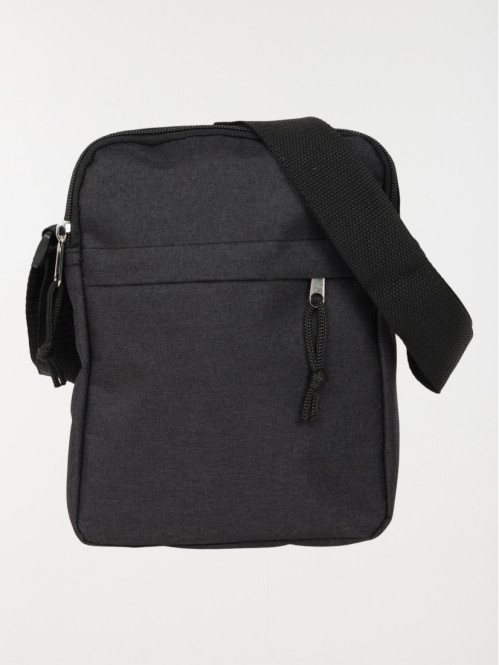Sacoche noire bandoulière homme