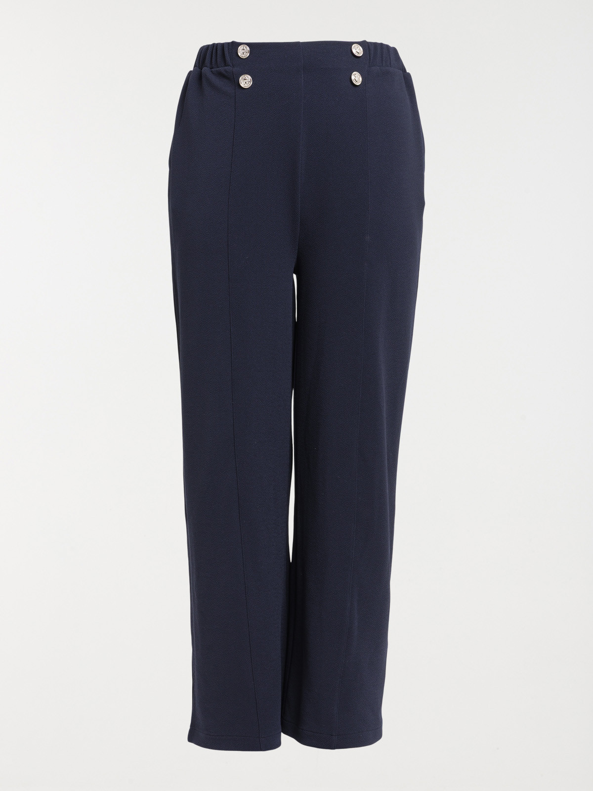 Pantalon marine navy grande taille femme