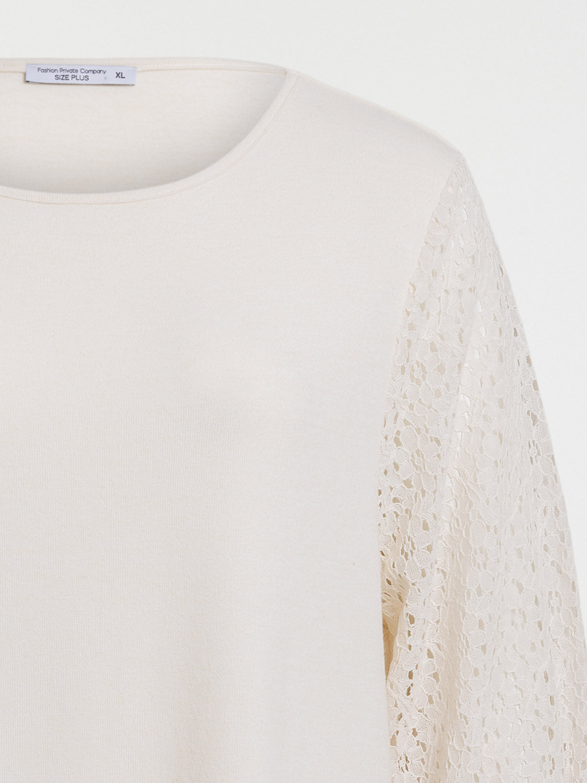 T-shirt dentelle grande taille femme