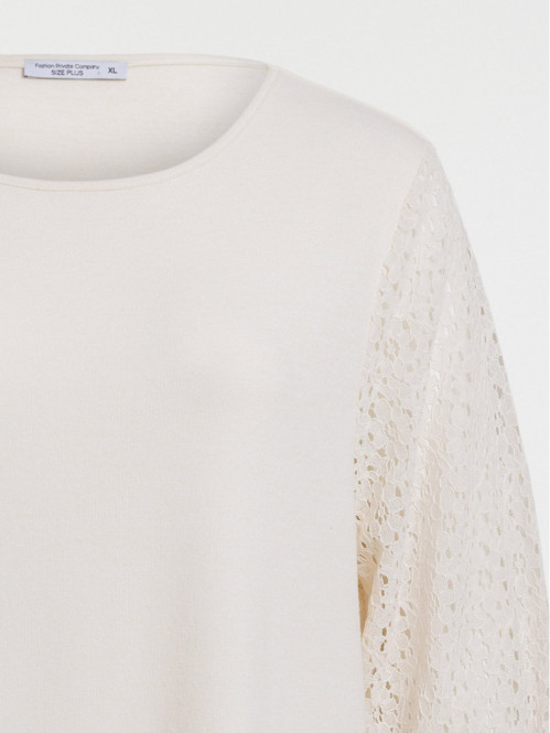 T-shirt dentelle grande...