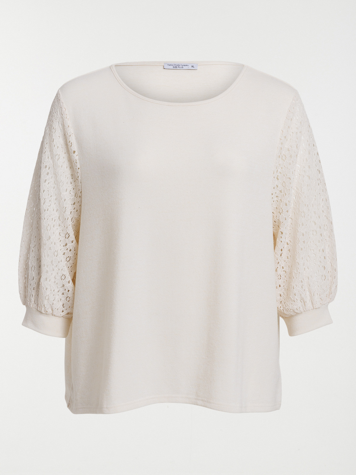 T-shirt dentelle grande taille femme
