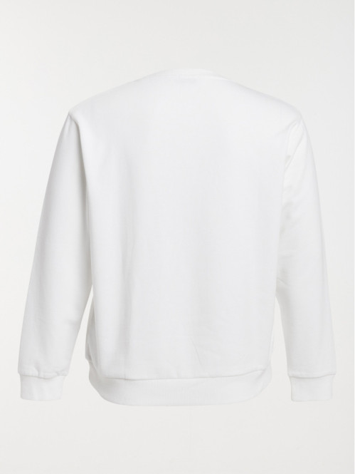 Sweat message grande taille...