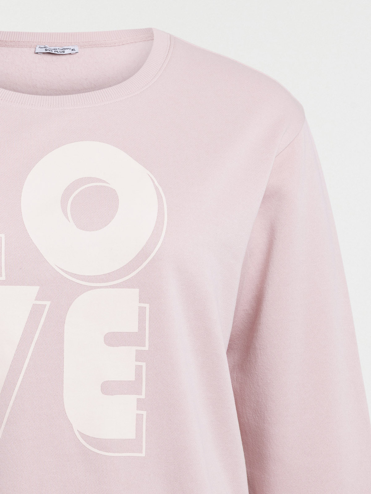 Sweat love grande taille femme