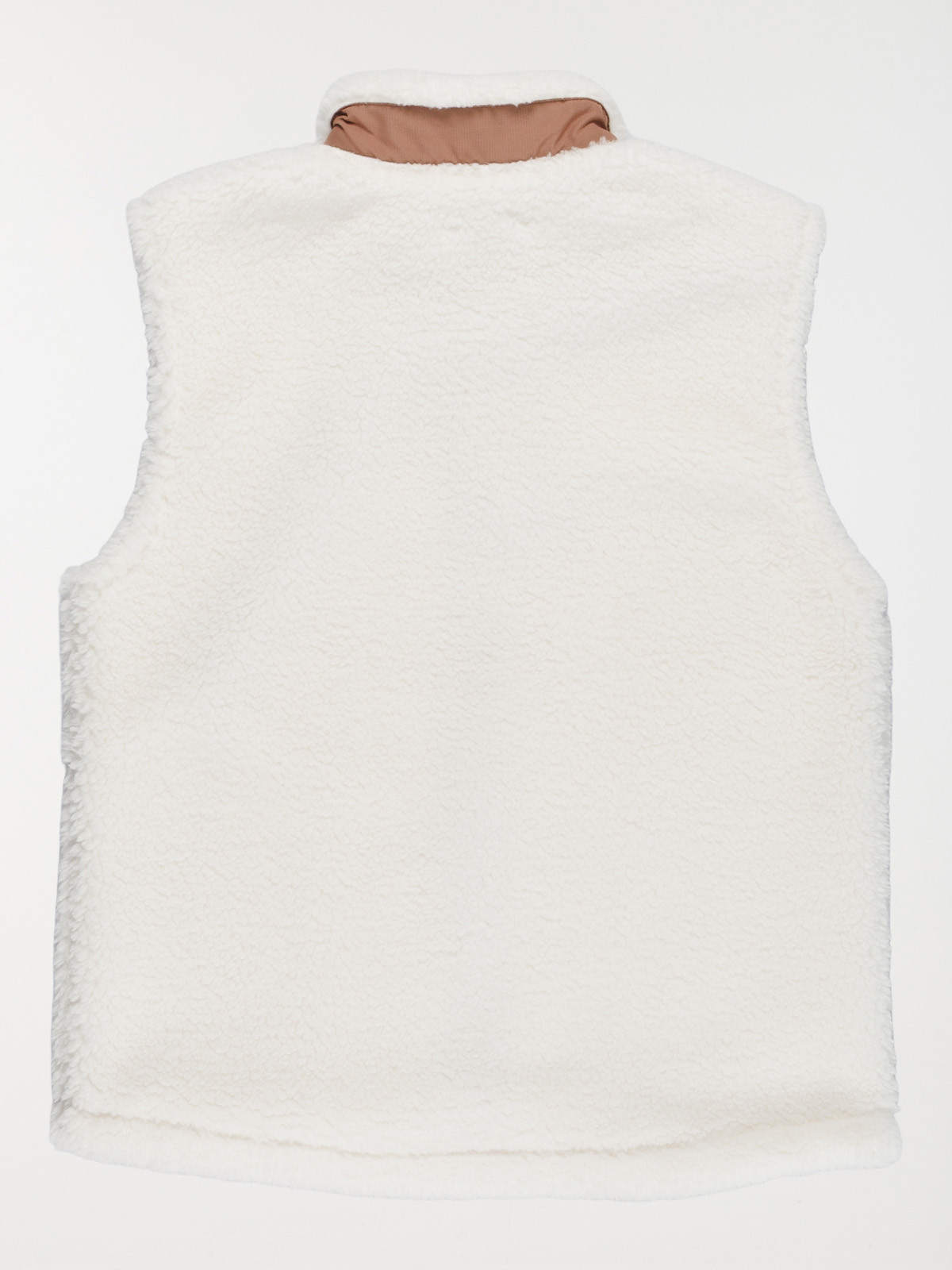 Veste sherpa sans manches fille (XXS-M)