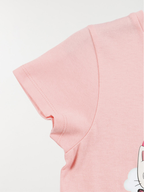 T-shirt Gabby chat fille...