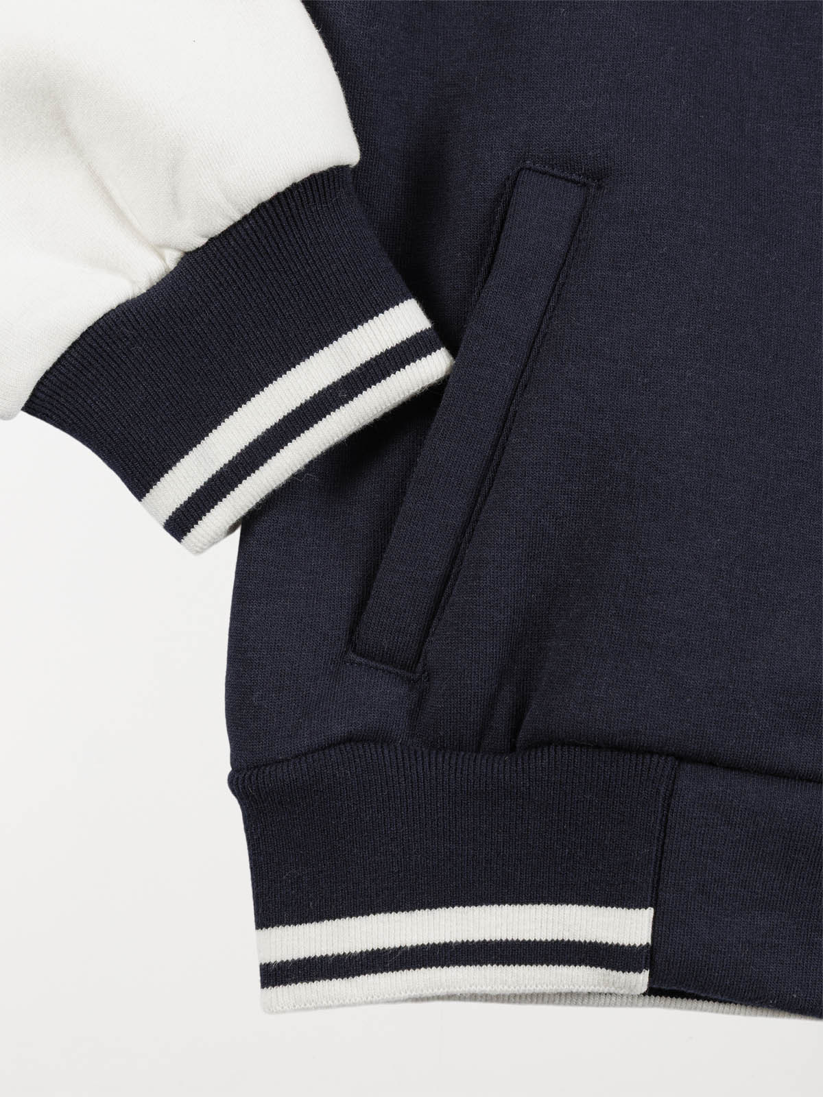 Sweat teddy bicolore garçon (3-12A) Sweat teddy bicolore garçon (3-12A)